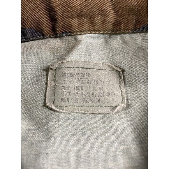 US Air Force Jacket Mens Medium Regular Green Tactical Coat Woodland Camouflage - Picture 8 of 12